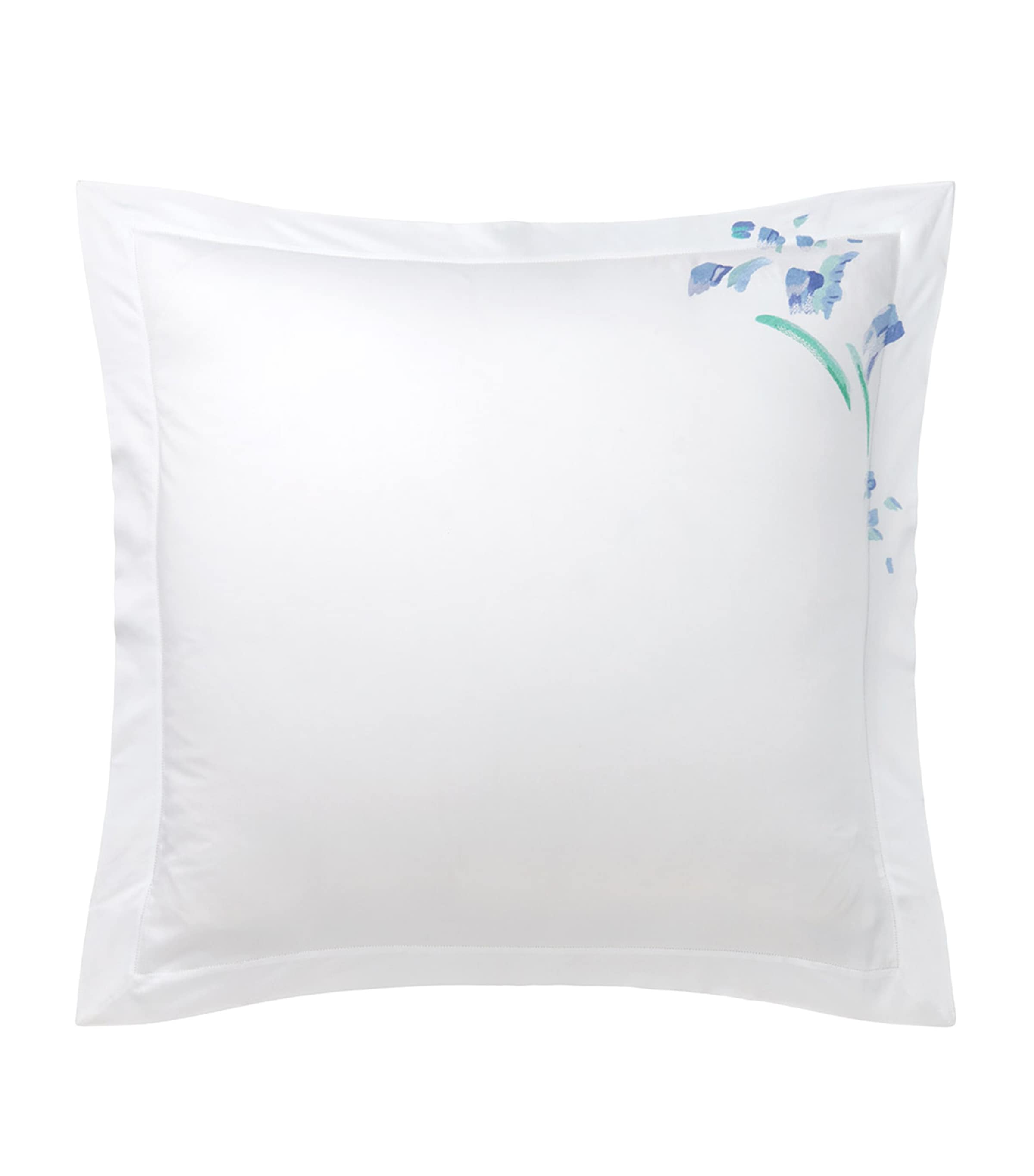 Yves Delorme Abysses Square Oxford pillowcase pair 65cm x 65cm (British brand)