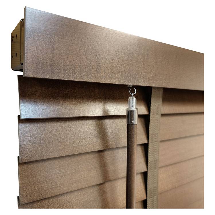 Little Black Book basswood walnut venetian blind 60cm (British brand)