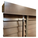 Little Black Book basswood walnut venetian blind 60cm (British brand)