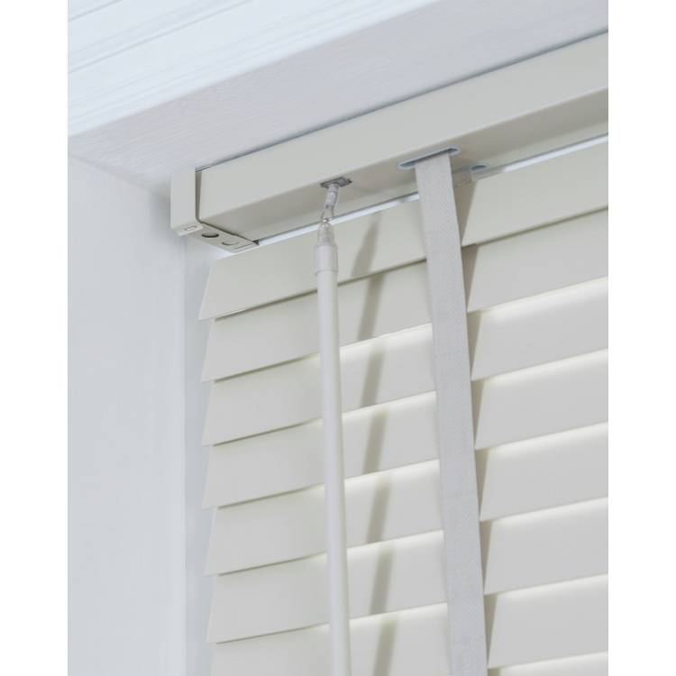 Little Black Book grey venetian blind 60cm, UK version