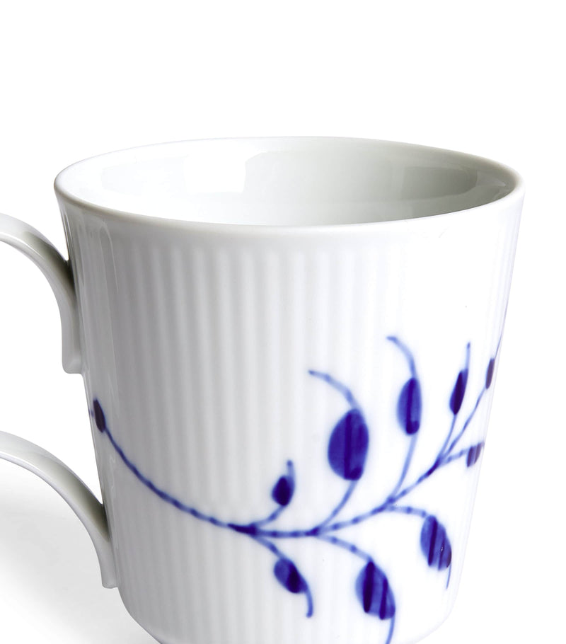 Royal Copenhagen Blue Fluted Mega Mugs set of two 370ml, imported from the UK