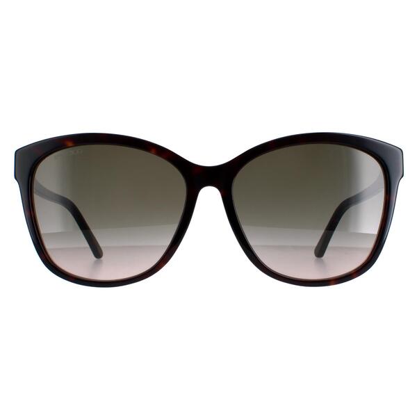 Jimmy Choo Lidie braune Damen-Sonnenbrille – britisches Produkt