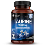 New Leaf taurine capsules 1800mg 120 count, UK version