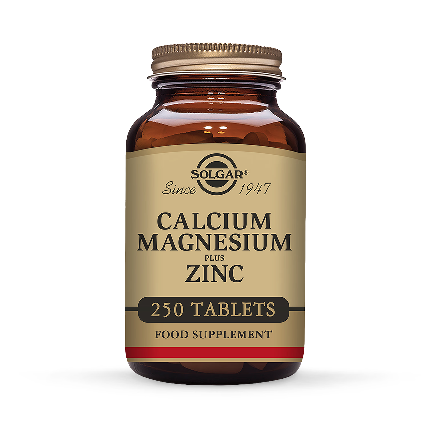 Solgar Calcium Magnesium Zinc Tablets 250 (British brand)