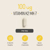 VitaBright Vitamin K2 MK7 supplement 100mcg 120 capsules, imported from the UK