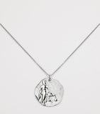 Monica Vinader sterling silver Libra zodiac necklace (British brand)