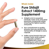 New Leaf Shilajit capsules 1400mg 60% fulvic acid 120 caps (British brand)