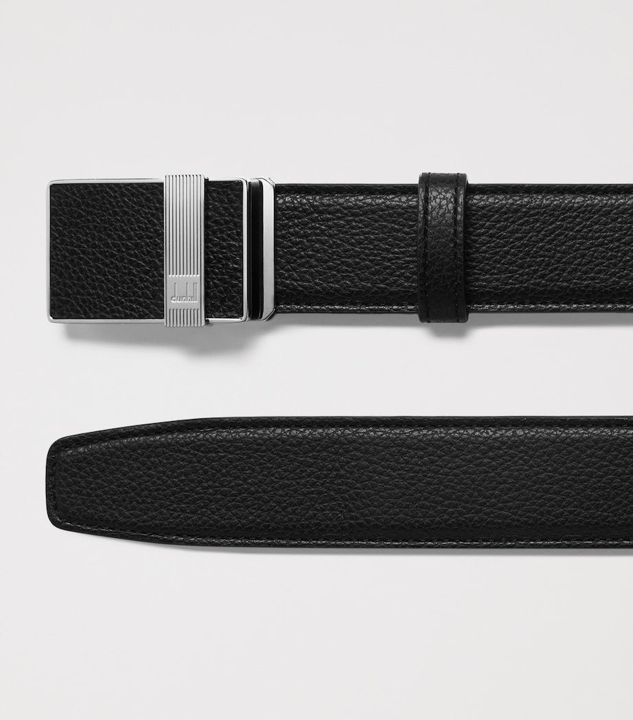Dunhill leather automatic longtail buckle belt (British brand)