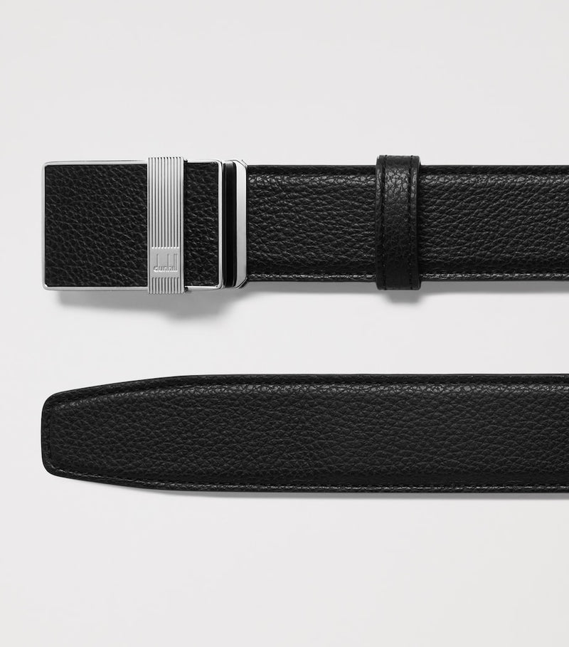 Dunhill leather automatic longtail buckle belt (British brand)