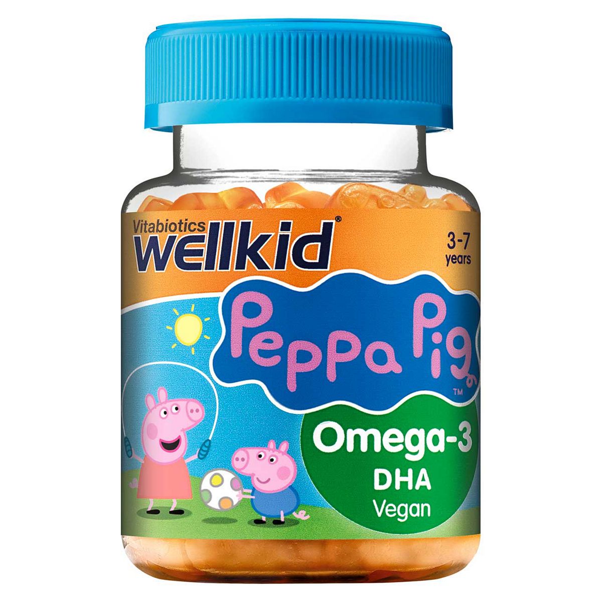 Vitabiotics Wellkid Peppa Pig Omega-3 DHA Vegan - 30 Jellies Baby Healthcare Boots   