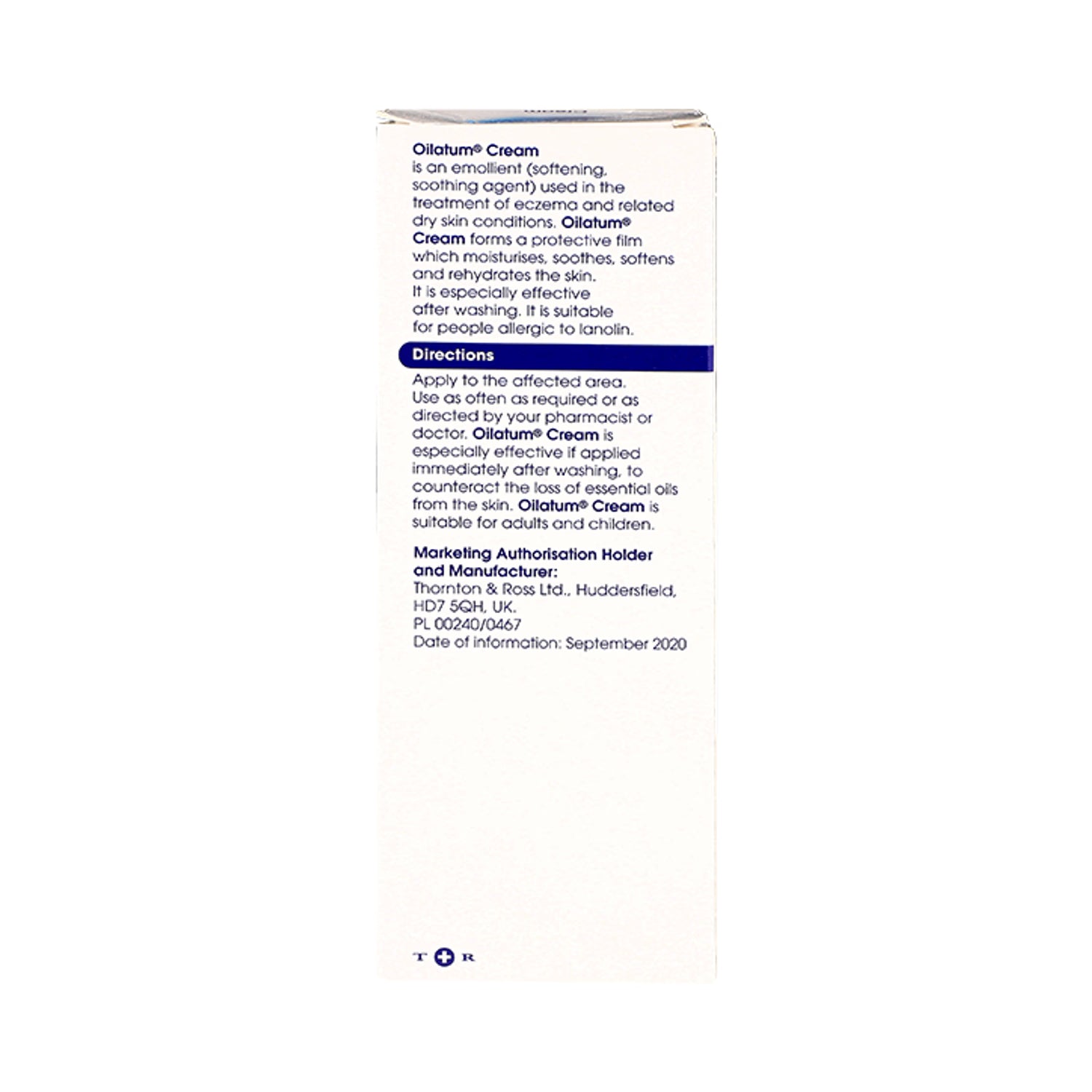 Oilatum emollient cream 150g for eczema - British product