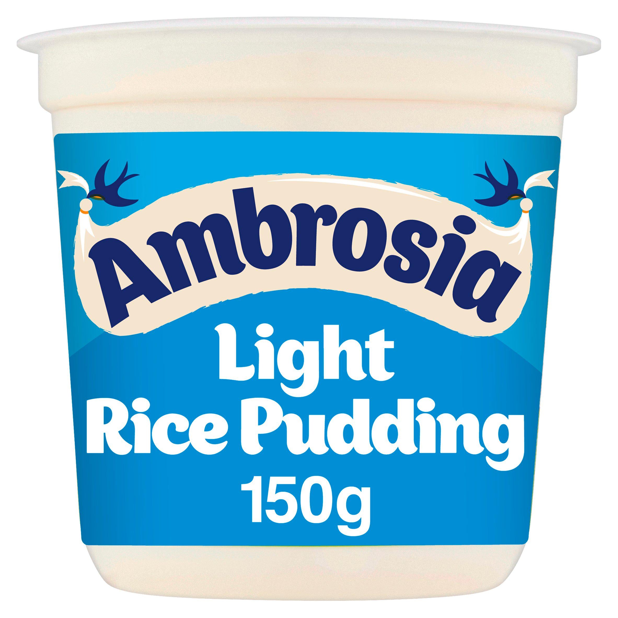 Ambrosia Light Rice Pudding Pot 150g GOODS Sainsburys   