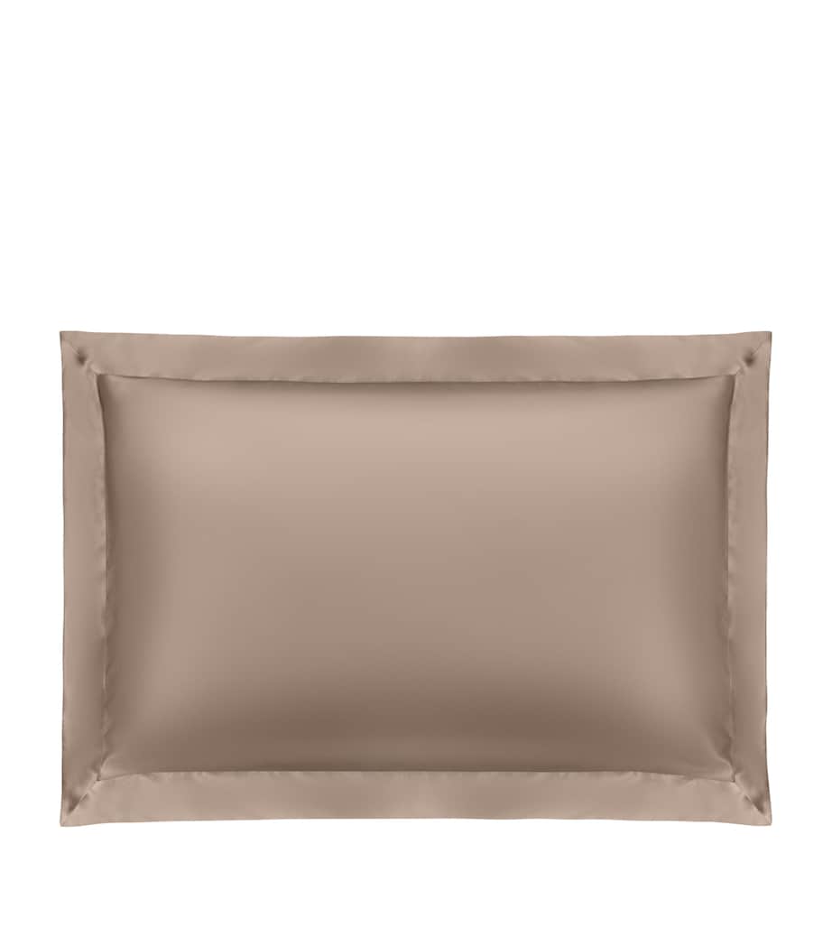 Gingerlily Silk Mocha Oxford Pillowcase 50cm x 75cm, UK version