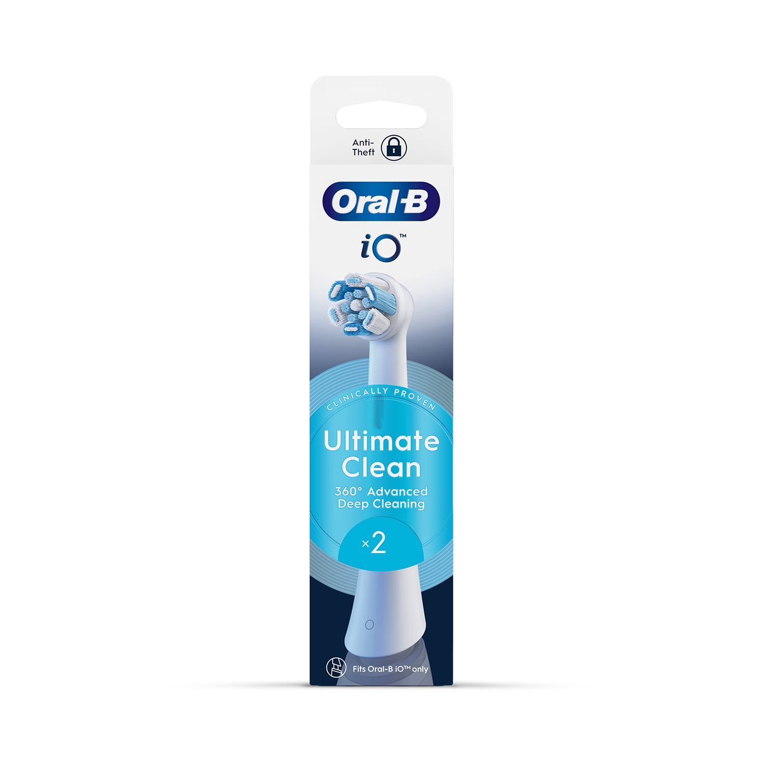 Oral-B toothbrush heads Ultimate Clean CrissCross 2 pack, imported from the UK