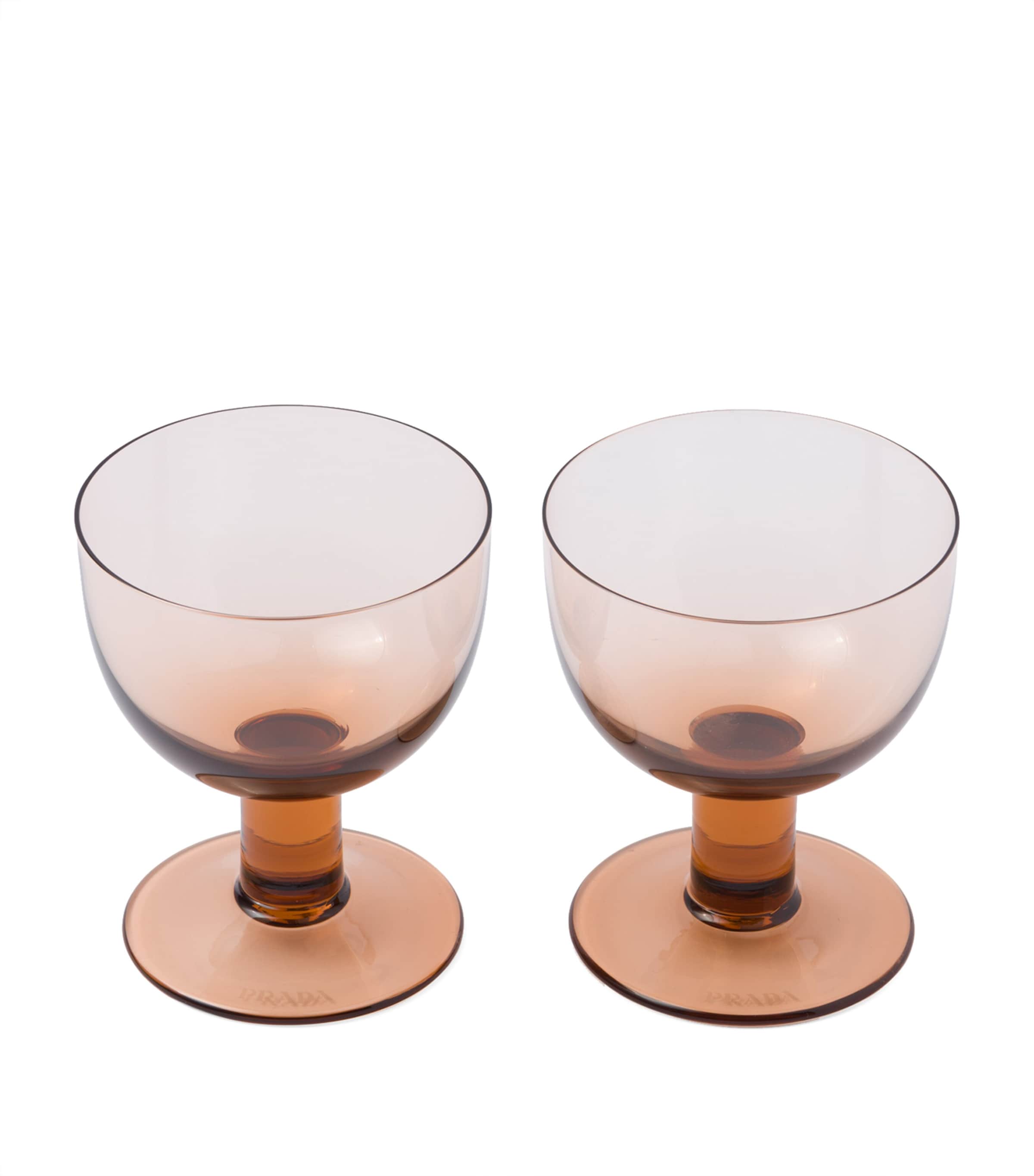 Prada Plinth water glasses set of 2, imported from the UK