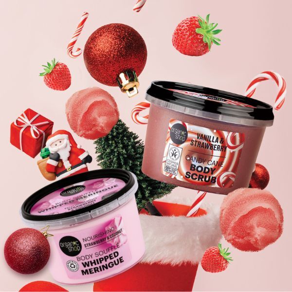 Organic Shop festive confection gift set 250ml each, imported from the UK