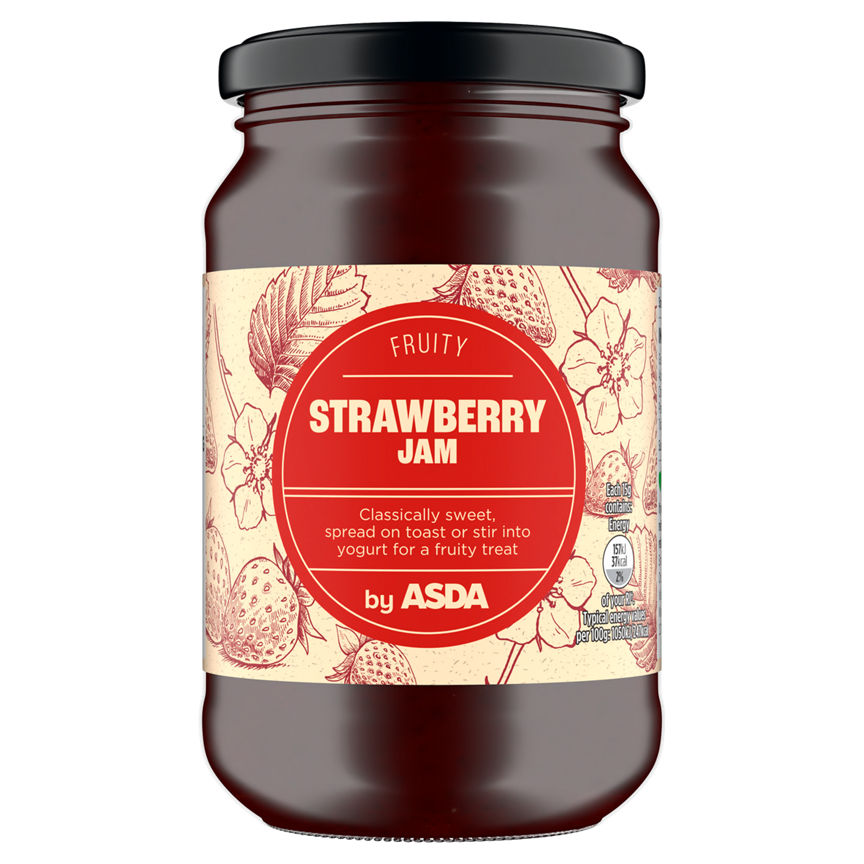 ASDA Fruity Strawberry Jam 454g GOODS ASDA   