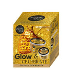 Organic Shop Golden Gift Set with body scrub and cream, UK version