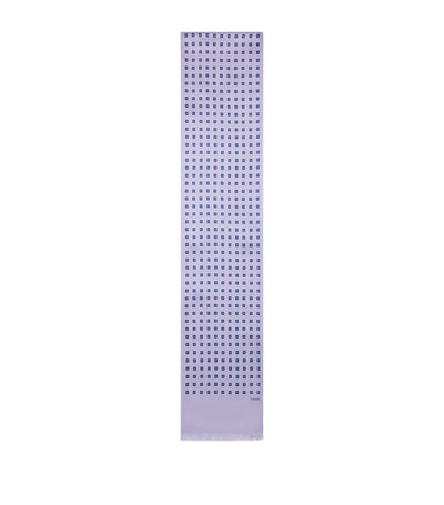 Harrods TOM FORD Mulberry Silk Printed Scarf- Buy online at McGrocer