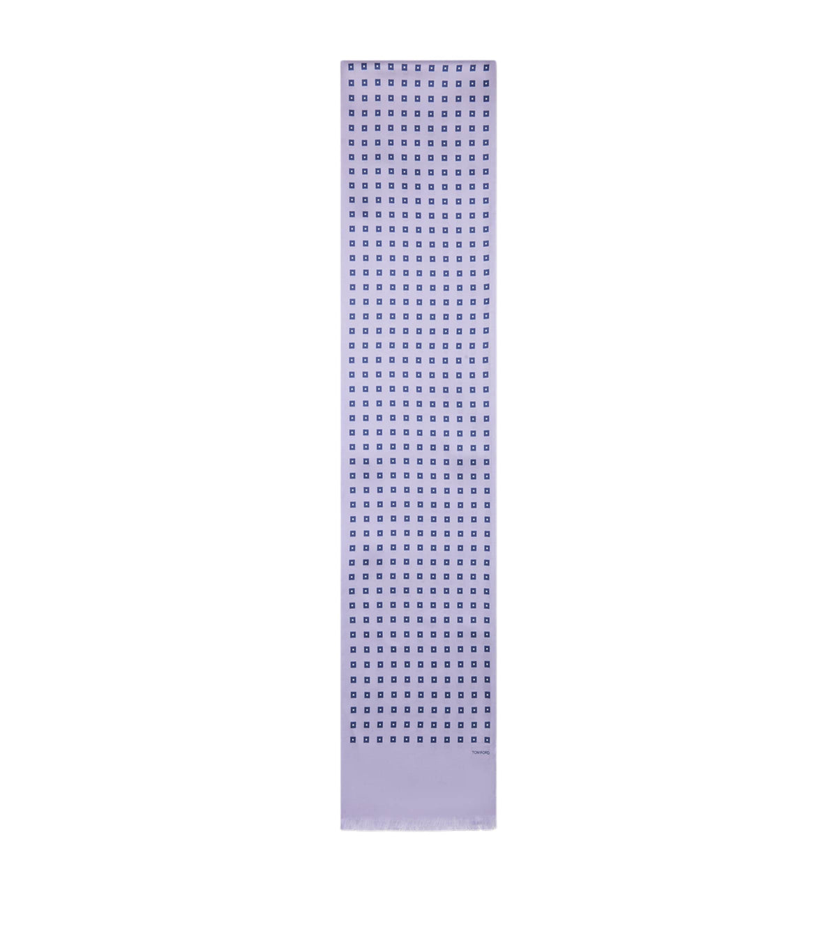 TOM FORD mulberry silk printed scarf 20x180cm, UK version