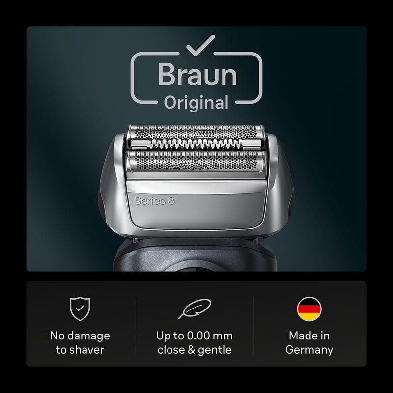 Braun Series 8 original replacement head 83M (British brand)