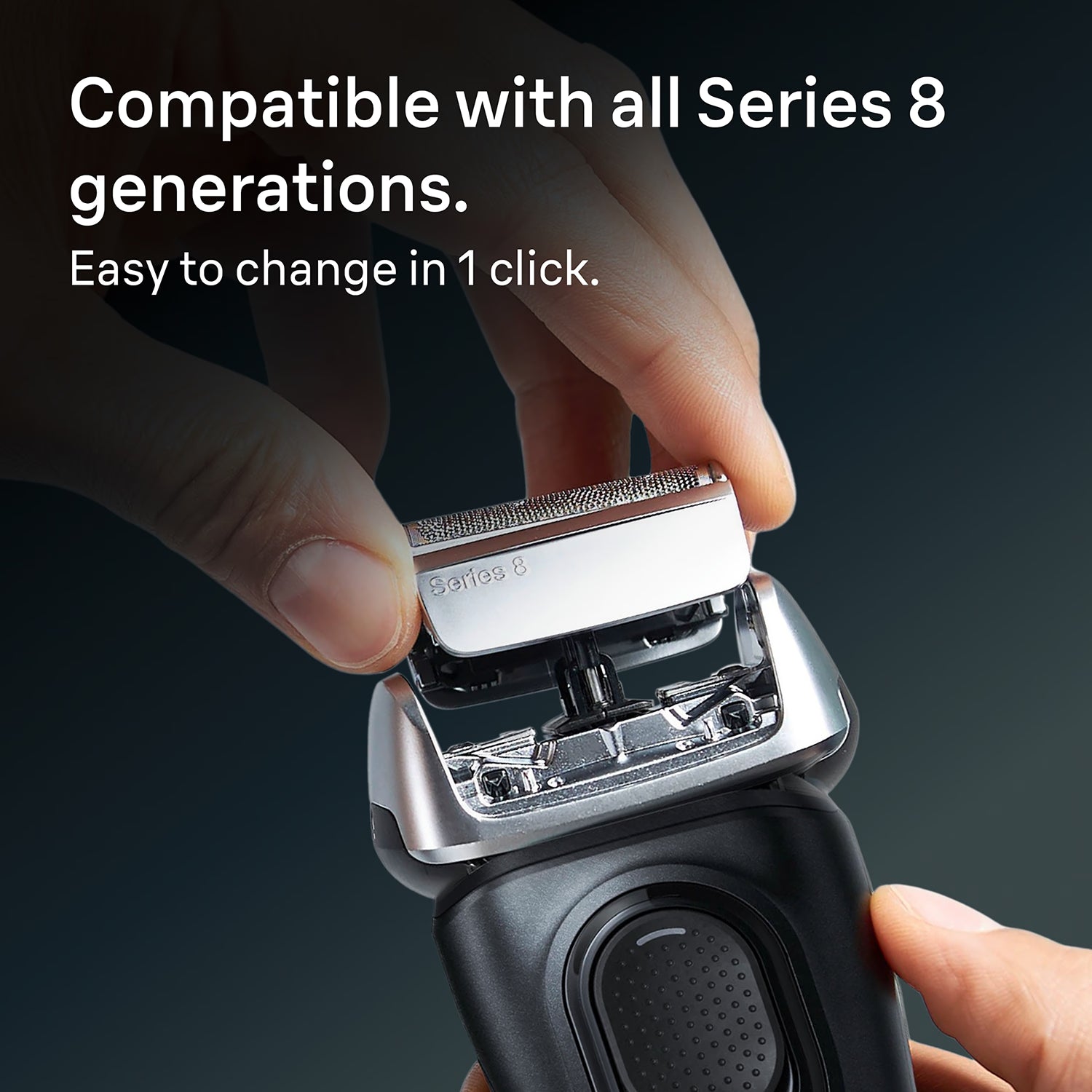 Braun Series 8 original replacement head 83M (British brand)