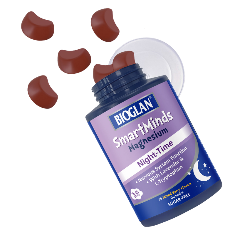 Bioglan SmartMinds Magnesium Night-Time gummies 60 count - British product
