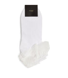 Maje lace-trimmed socks, imported from the UK