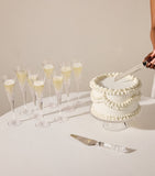 Waterford Crystal Celebrations cake knife and server set (British brand)