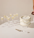 Waterford Crystal Celebrations cake knife and server set (British brand)