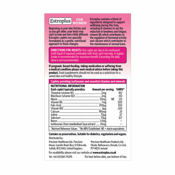 Estroplus Menopause Isoflavone 30 Caplets GOODS Superdrug   