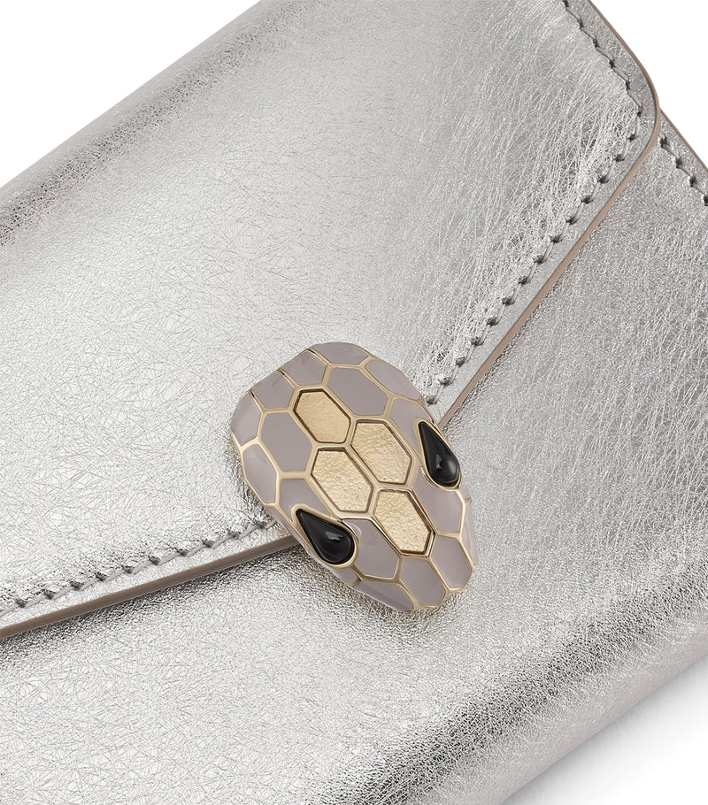 Bvlgari Serpenti Forever trifold wallet in calfskin leather, UK version