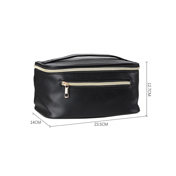 Livingandhome large travel makeup bag PU leather, UK version