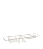 Zodiac extendable bath rack with compartments and hooks (British brand)