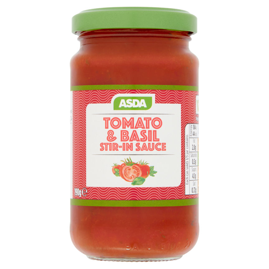 ASDA Tomato & Basil Stir-In Sauce GOODS ASDA   