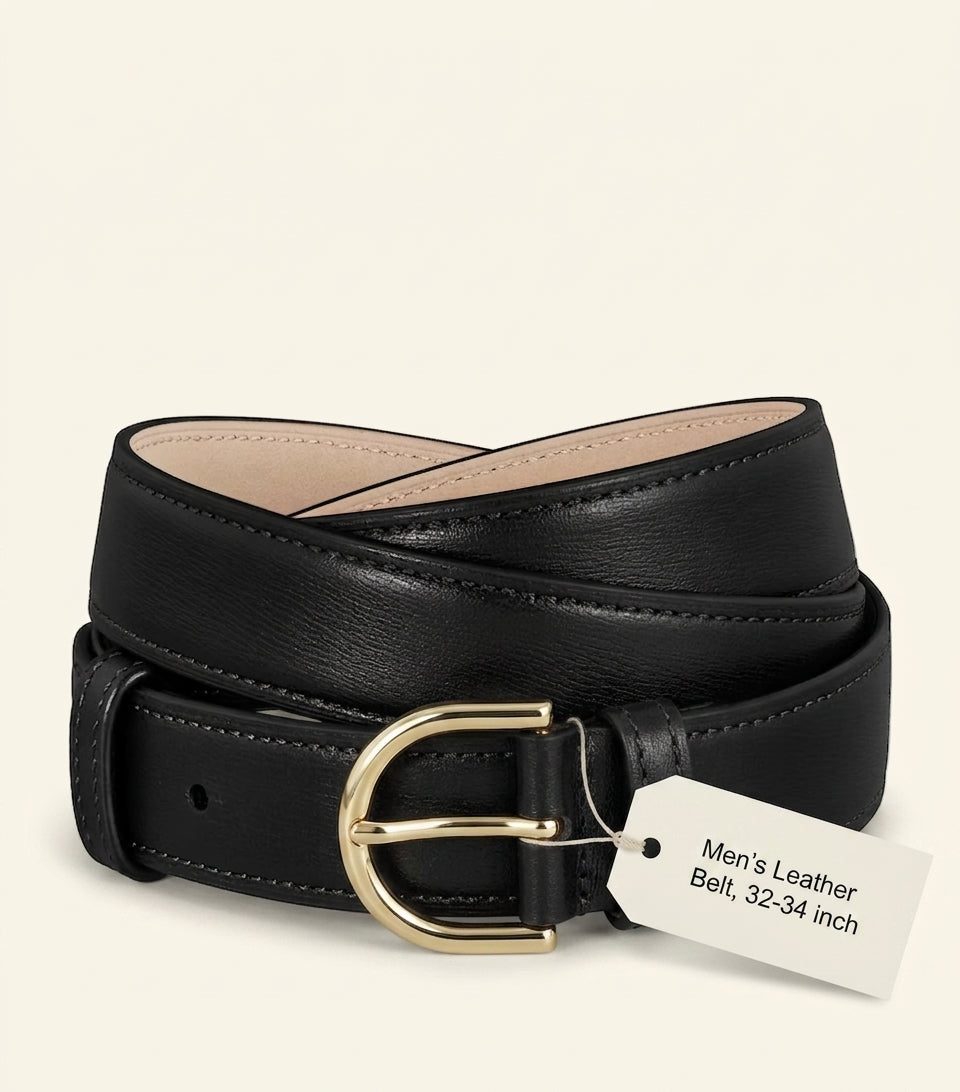Cartier leather Panthère belt 75cm, UK version