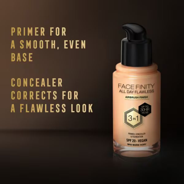 Max Factor Facefinity Foundation Warm Ivory, imported from the UK