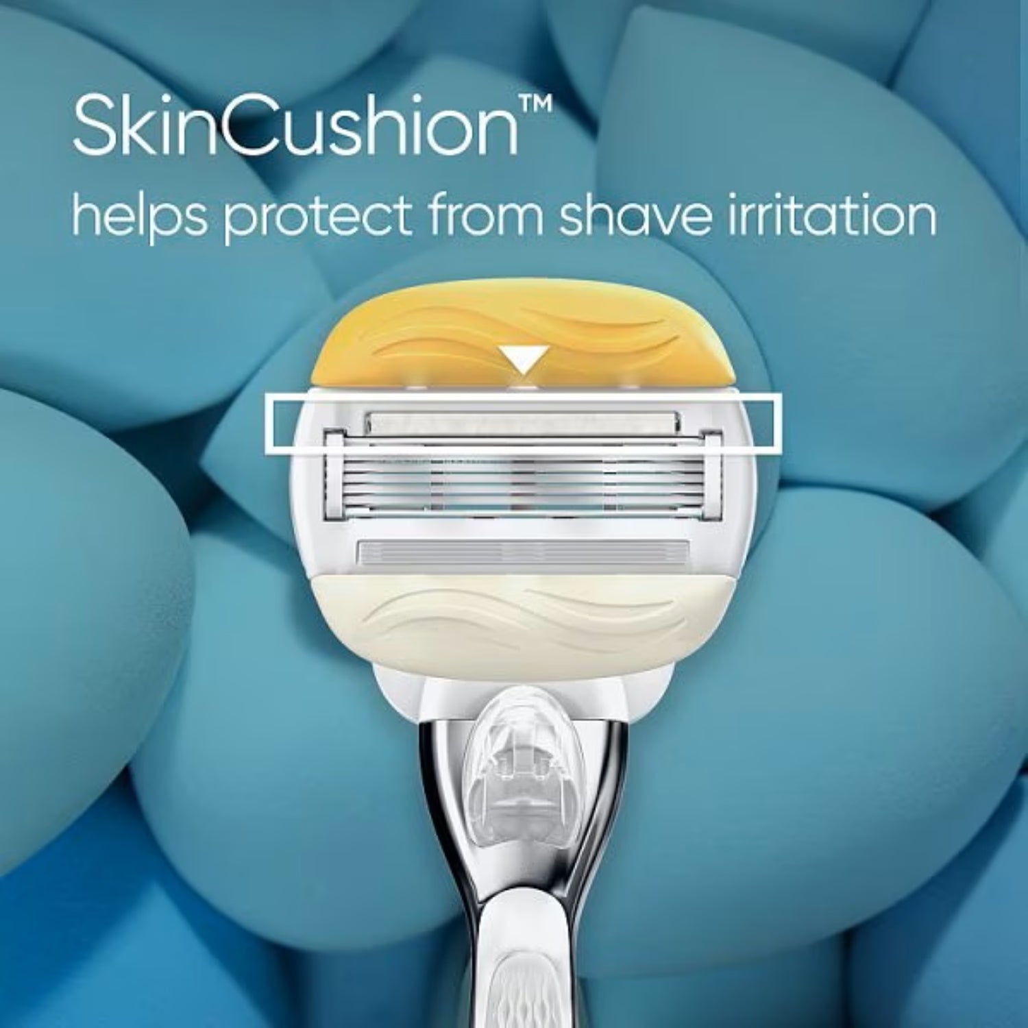 Venus ComfortGlide women's razor with coconut and Olay 8 blades (British brand)