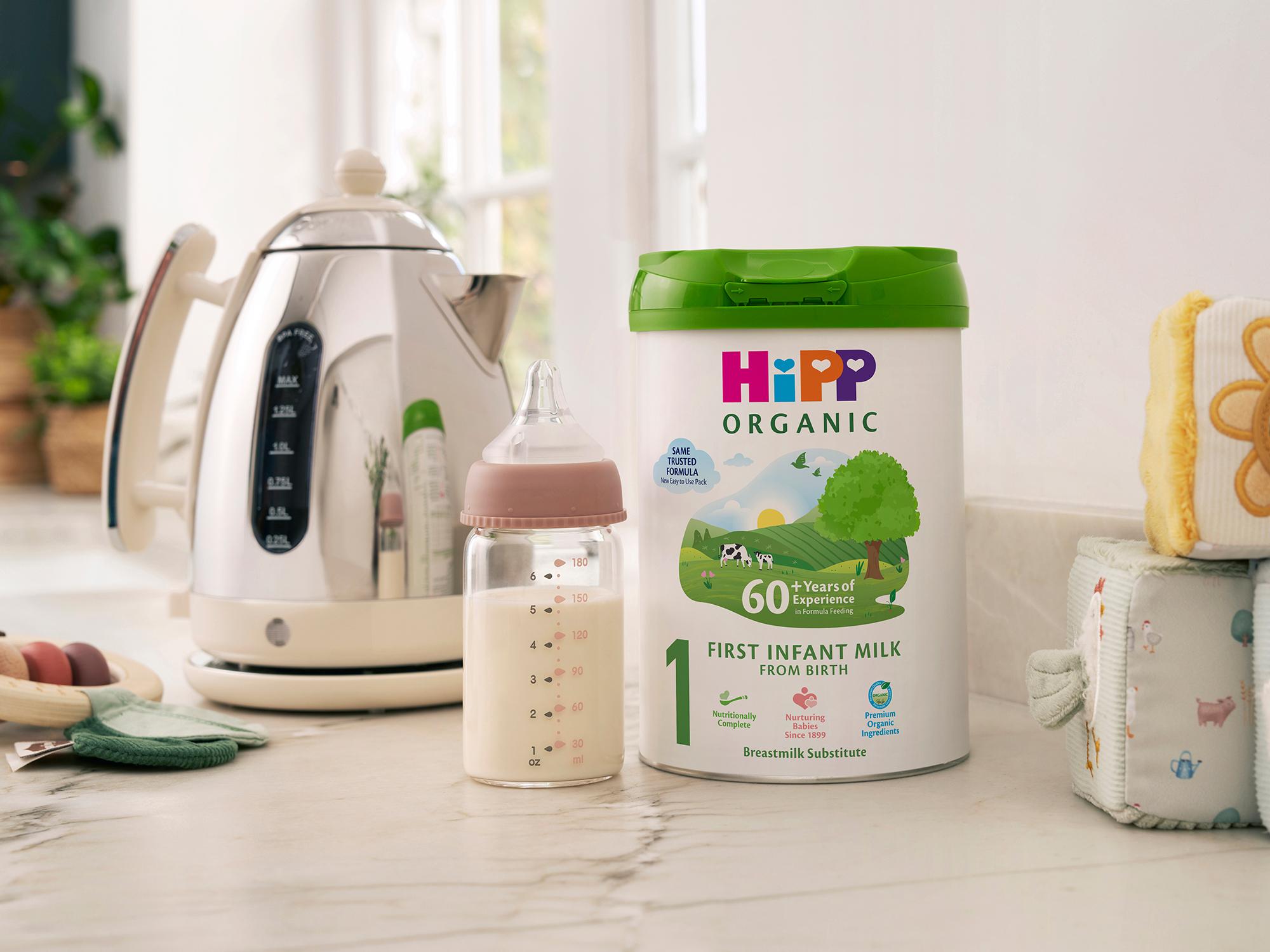 HiPP organic first infant milk powder, UK version