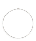 Harrods white gold diamond tennis necklace 5.25ct, imported from the UK