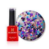 Bluesky gel polish mini Ibiza glitter - British product