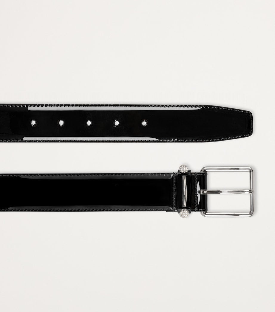 Christian Louboutin Chambeliss leather belt with buckle, UK version