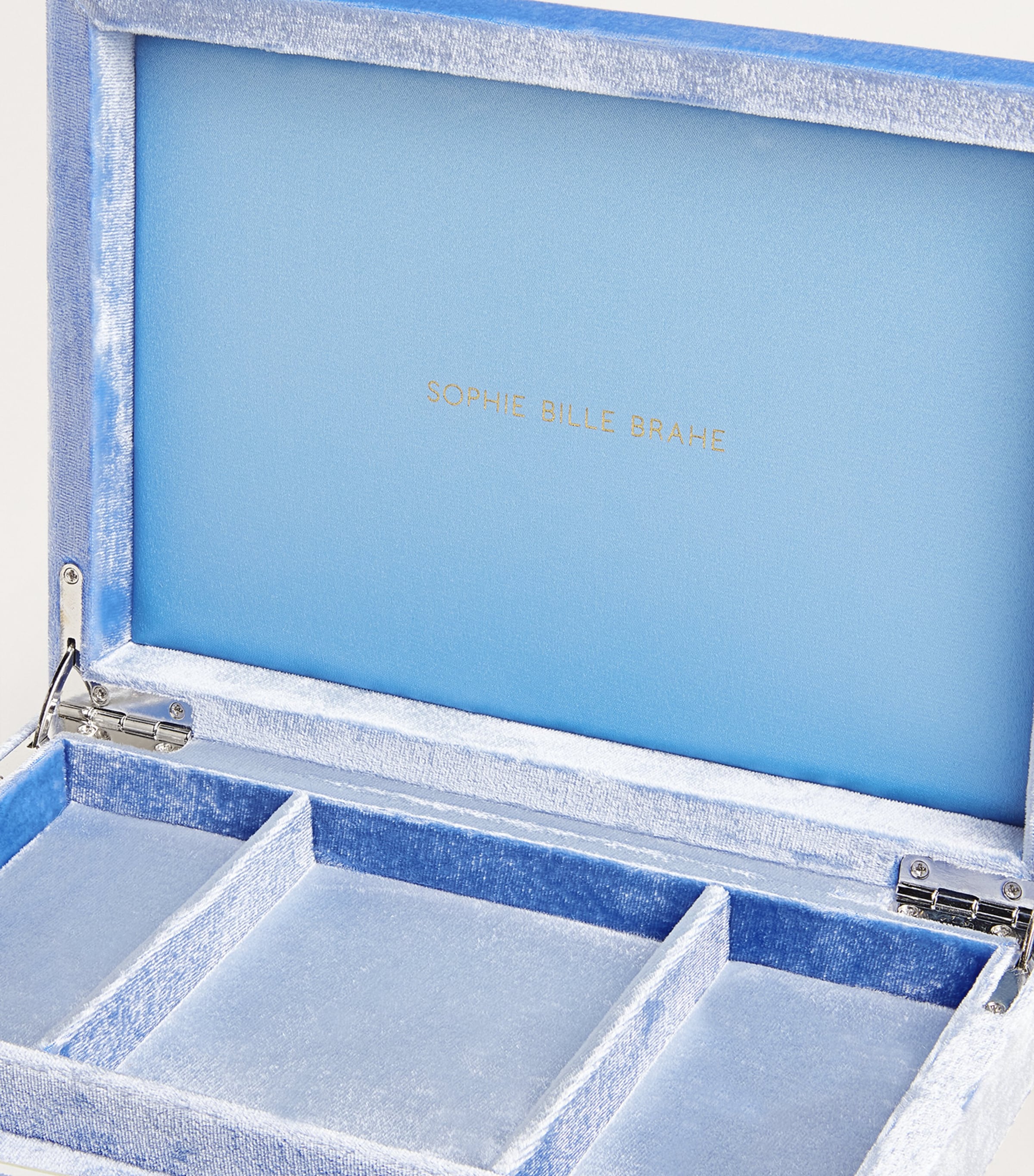 Sophie Bille Brahe velvet Trésor jewellery box (British brand)