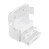 Livingandhome white cosmetics organiser 3 drawers (British brand)