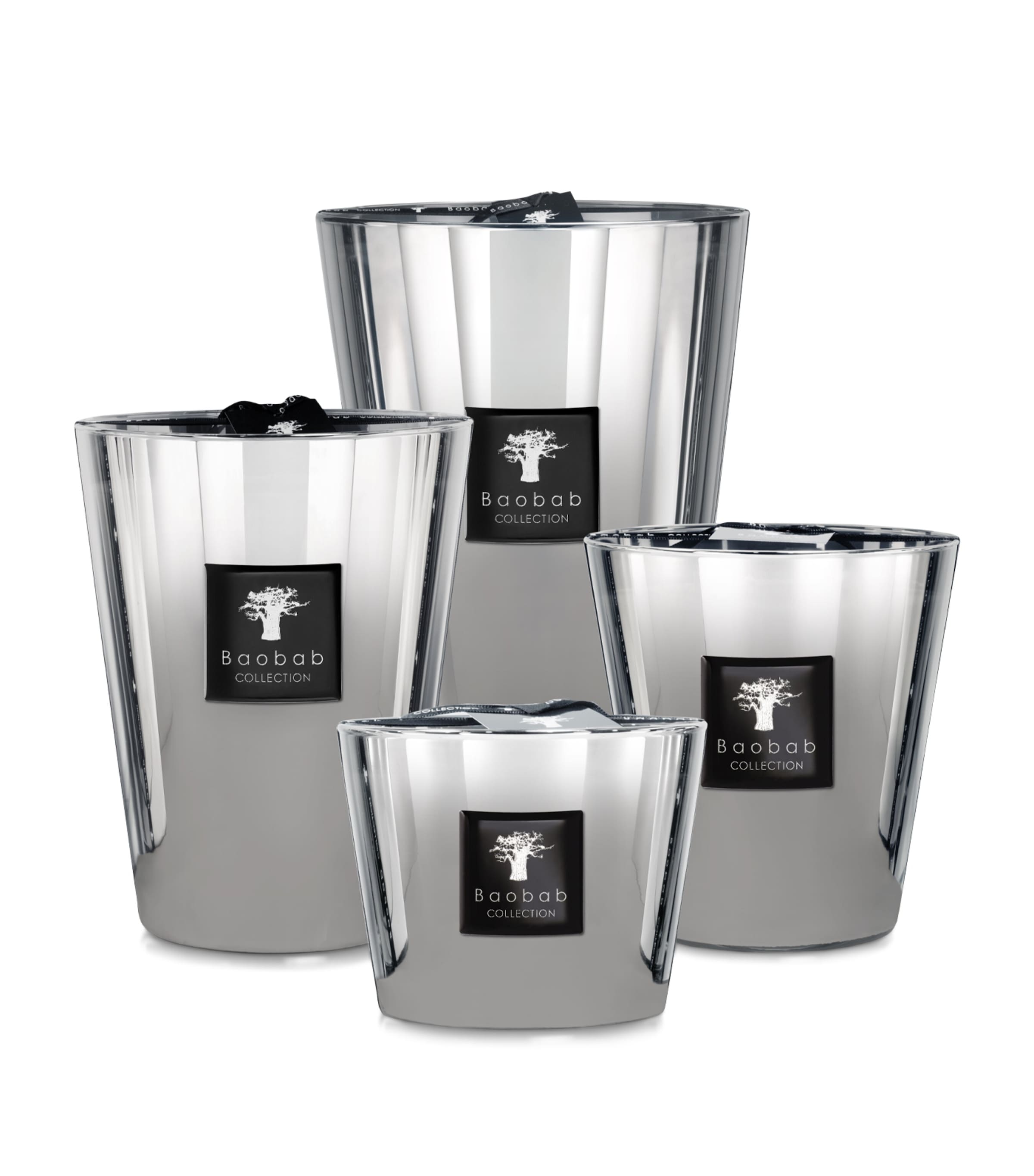 Baobab Platinum Candle grapefruit amber 10cm - British product