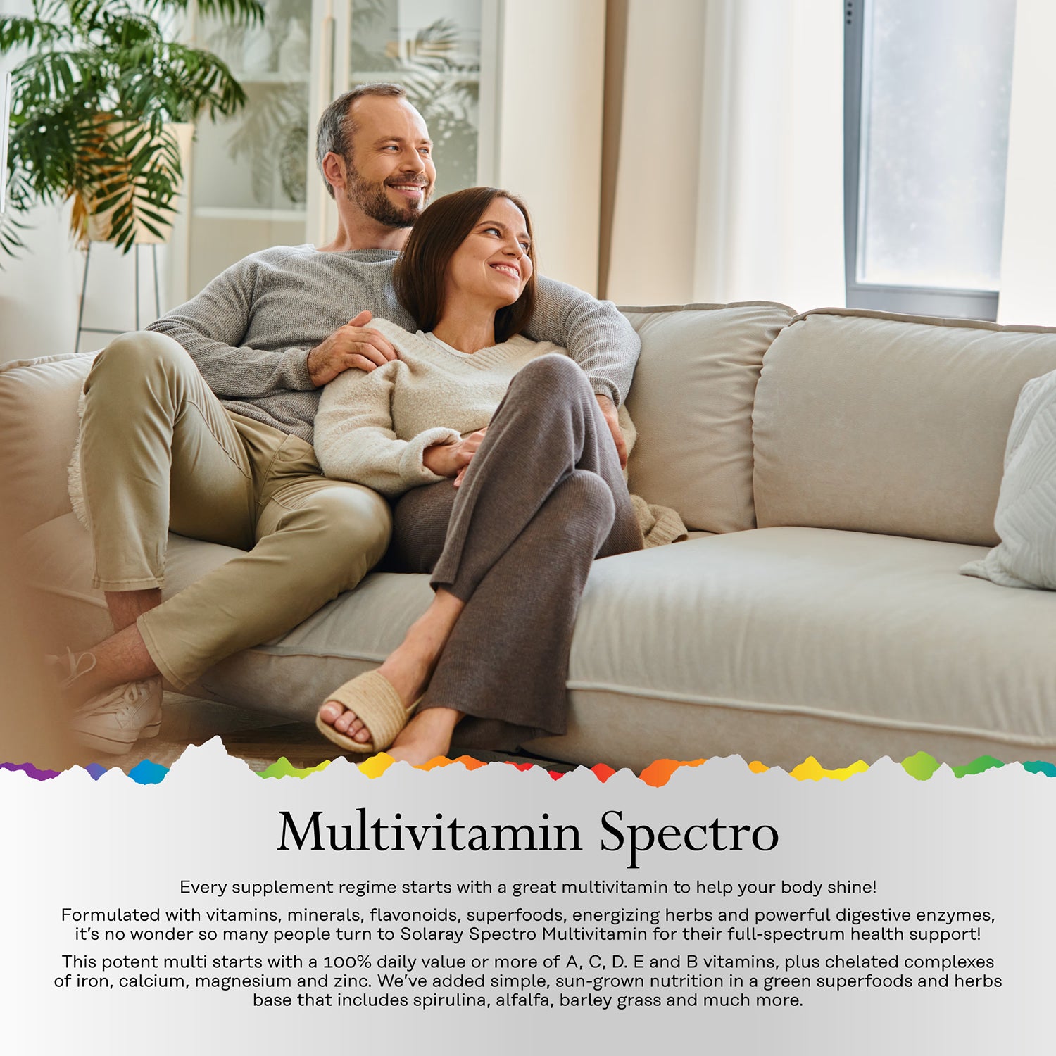 Solaray Spectro Multivitamin high-strength supplement, imported from the UK