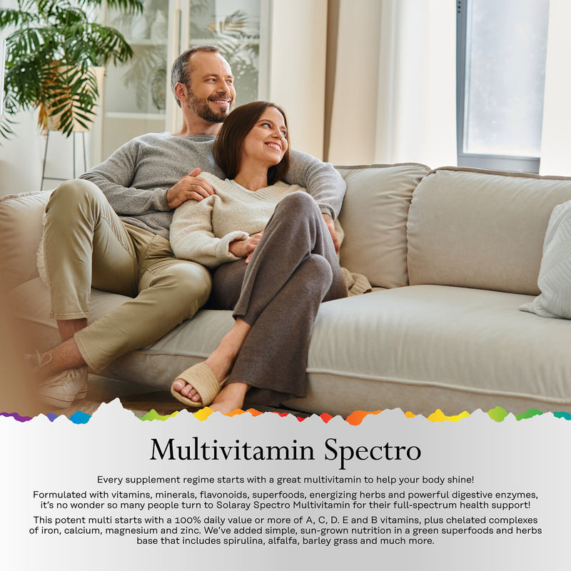 Solaray Spectro Multivitamin high-strength supplement, imported from the UK