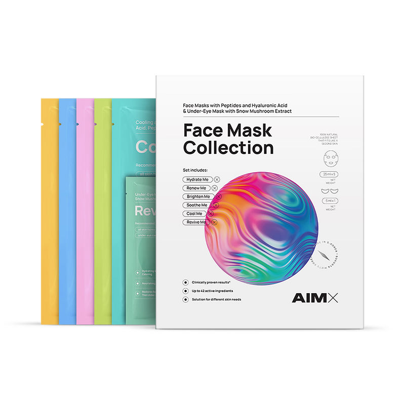 Aimx mask set 6 sheets, imported from the UK