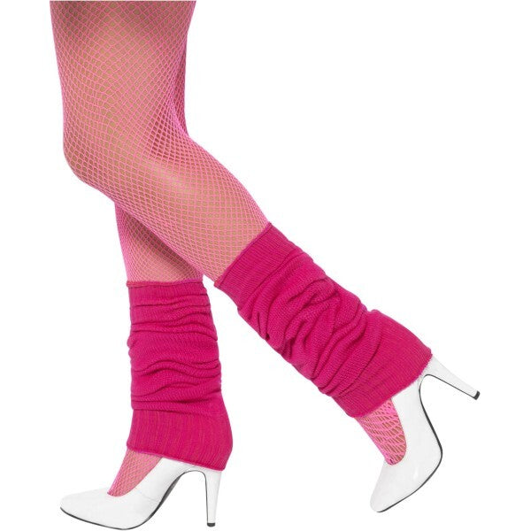 Smiffys legwarmers hot pink (British brand)