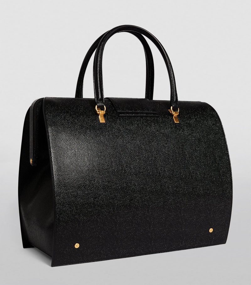 Thom Browne leather weekend bag (British brand)